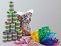 PEARL Kunterbuntes Partyset mit Konfetti-Frisbees - 5