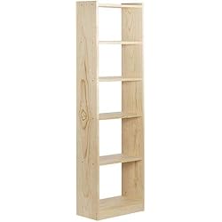 Europe & Nature Etagère Gala avec Tablettes Largeur 50cm, Bois, 25 x 50 x 186 cm