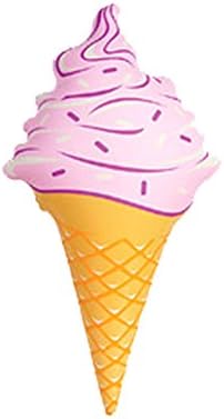 Yharadraf Swimming Pool Floating Inflatable Ice Cream Swimming Circle Water Play Toy