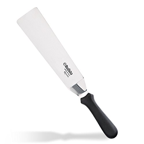 Preisvergleich Produktbild Pfannenwender gebogen Profi für Kuchen Verfeinerung Kuchen Buttermesser Büffelleder Messer 26 cm