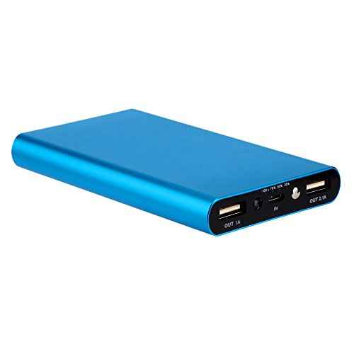 Power Bank  20000mAh Cargador de Bater  a Externa Ultra Port  til con tecnolog  a inteligente para iPhone Serie  Dispositivos Android  Tel  fonos M  viles  Tablet Azul
