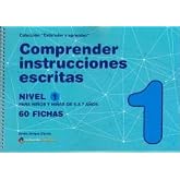 COMPRENDER INSTRUCCIONES ESCRITAS NIVEL 1
