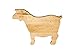 Produktbild J.K. Adams Goat Neuheit Servierbrett, Mini, Ahorn