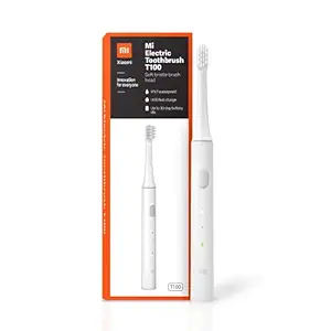 MI Rechargeable Electric Toothbrush T100 with Dual Pro Mode & USB Fast Charging (White) at Rs. 549
