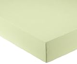 Pinolino 540004-3 - Spannbetttuch für Wiegen, Jersey, lemon