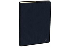 Quo Vadis - Agenda - 2025 - Prezydent Prestige - Semainier Planning - Francuski - Marlow - Bleu - 13 miesięcy od grudnia - 21x27 cm - Papier Clairefontaine Ivory - Wyprodukowano we Francji