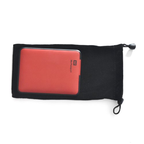 iProtect Schutzhülle für externe Geräte wie Festplatte u Power Bank Akku Tasche schwarz 10cm x 20cm - 5