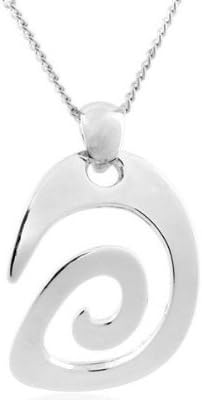 Large / Oversized Twist Drop Pendant / Necklace - Statement Jewellery - Long Chain