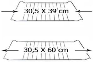 HOME EQUIPEMENT Grille extensible universelle 90447 pour Four ARTHUR MARTIN, ELECTROLUX, FAURE, ZANUSSI