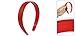 Sourcingmap Plastic Toothed Ladies Hair Hoop Headband Ornament, Red