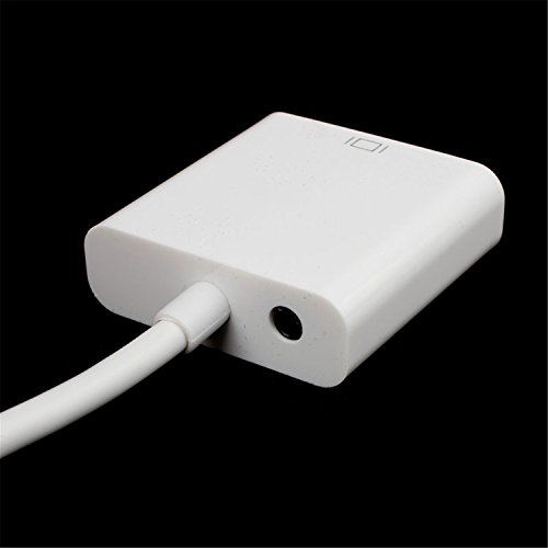 JustLink 1080P HDMI Männlich auf VGA Weiblich Kabel Konverter Adapter Mit Audio Kabel für PC DVD HDTV - 5