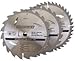 Produktbild SAW BLADE, 20, 24, 40T, 190MM DIA (3PK) 260333 By SILVERLINE
