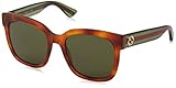 Protective case included Gucci GG0034S, Gafas de Sol Para Mujer, AVANA-GREEN-GREEN