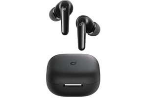 Soundcore R60i NC, 6-Mics, Real-Time (ANC) Adaptive Noise Cancelling, Hi-Res Sound, Wireless Bluetooth Earbuds, Translation Earbuds, 50H Playtime, Black, 18 Month Warranty