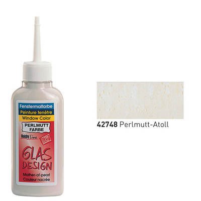 Glas-Design Window-Color-Farbe 80ml Perlmutt-Atoll [Spielzeug]