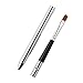 TimeSong Professional Makeup Aluminum Tube Lipbrush Lip Brush Portable Retractable Lipstick Gloss Lip Brush