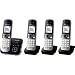 Produktbild Panasonic KX-TG6824GB schwarz Quattro mit AB