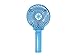 Price comparison product image COF COSTA® Portable USB Mini Fan USB Rechargeable Foldable Handheld Fan 18650 Desktop Summer Cooler Fan (Blue)