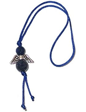 Engel Anhänger Edelstein Lapislazuli-blau Glücksengel Geschenkeanhänger handgemacht GE3901