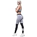 Produktbild Leggings Damen, ABsoar Damen Sport Hosen Yoga Leggings Workout Laufhose Fitness Elastische Leggings (M, Grau)