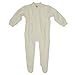 Cosilana - Baby Pyjamas / Sleepsuit12-15 months (Height 28-31 inch) (Size 80), Natural, 100% Organic Merino Wool