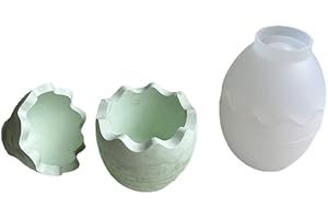 ‎ACAREY Formen Egg Box Resin Mold Vorratsdosen Epoxidharz Gießform Mit Deckel Kerzenhalter Silikonform Harz Form Für Aufbewahrungsflaschen,Blumentopf