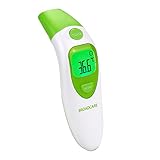 BROADCARE Digital Forehead and Ear Thermometer 3 IN 1 Professional Infrared Medical Thermometer for Child, Kid, Adults, Object and Room Temperature, Fever Warning