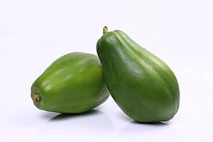 Veenas Fresh Green Papaya | Approx 600G | Raw Papaya | 100% Fresh | Indian Origin