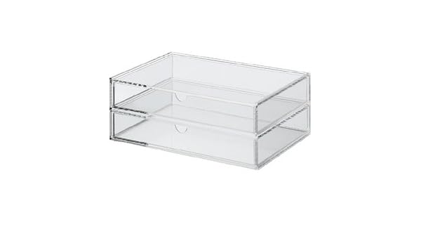 Muji Acrylic Box 2 Drawers Wide Amazon Co Uk Office Products
