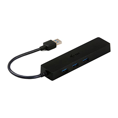 i-tec USB 3.0 Slim HUB 3 Port + Gigabit Ethernet Adapter, USB 3.0 auf RJ-45, 10/100/1000 Mbps, 3x USB 3.0 Port, für Notebook Ultrabook Tablet PC, Windows Mac Linux Android - 2