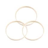 Puede cubrir los anillos con tela, cordón de algodón, cinta, cordón para el timbre de la cortina, enmarcar sus proyectos de trabajo manual.