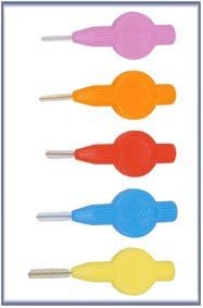 Interdental Brushes Mix Trial Pack - 1 Packet of 5 Mixed Sizes (5 Brushes)