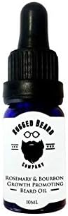 Rugged Beard Co. Rosemary and Bourbon Growth Promoting Beard Oil (10ml)