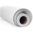 vgoltd Self Adhesive Sticky Back high Gloss White Sign Vinyl fablon craft covering (10m x 610mm roll)