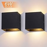 ★ MINIMALISTISCHES DESIGN : [No Einstellbar Abstrahlwinkel] Einzigartige Optik,es ist nicht nur ein Licht,sondern auch eine Dekoration，Moderne Stil,minimalistische Wandlampe