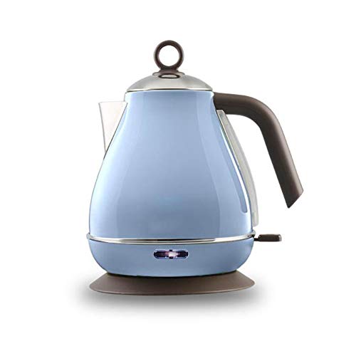 2000W Fashion Acier Inoxydable Bouilloire lectrique 1.7 L #304 De Qualit Alimentaire avec Base Amovible Bouilloire TV sans Fil,Blue