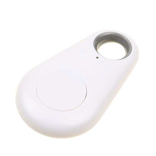 Dolity Localizzatore Intelligente Bluetooth GPS Antifurto Tracker Indicatore Di Posizionamento Chiave Tag - Bianco