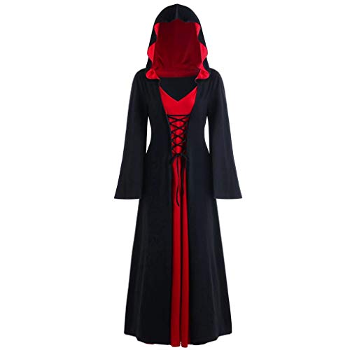 Deguisement Halloween Femme Adulte POPLY Pop Halloween Cosplay Costume Princesse Robe Soiree Maxi Longue Robe Vintage Médiéval Ceremonie Long Dress for Women Robe Halloween 2018 2019