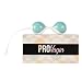 Produktbild Deluxe ProVagin Liebeskugeln mit rotierender Metall Innen-Kugel für Anfänger, Sex-Spielzug für Beckenboden-Training, Orgasmus Verstärker für Frauen, Ø35 mm, wasserdicht (blau-weiß)
