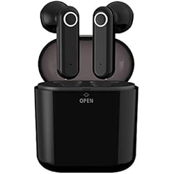 Ecouteur Bluetooth, yobola True Casque sans Fil 5.0 56h de Lecture stéréo 3D HD Écouteurs sans Fil avec Mic, Binaural Couplage Automatique d'appel, écouteurs sans Fil avec étui de Chargement Portable