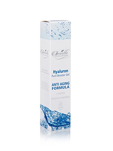 Hyaluron-Säure-Gel Develle Pure Booster 50 ml. I Hyaluronsäure-Konzentrat Gel I Hochkonzentriertes Hyaluron-Serum | Hyaluron-Booster Gesichtspflege | Anti-Aging Fluid für das Gesicht als Tagepflege und Nachtpflege I Hyaluron-Gel Vegan und ohne Parabene - 6