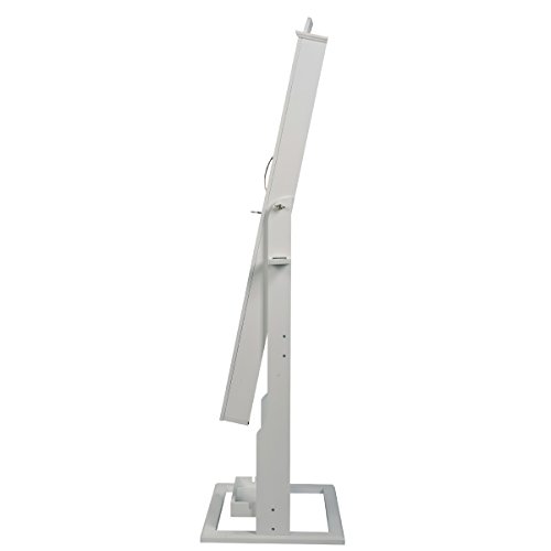 DXP Schmuckschrank Standspiegel Weiß Für Ketten Ringe Ohrringe 150 x 56 x 44 cm Schmuckkasten mit Fotorahmen Doppeltür JCYJ09 - 5