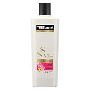 TRESemme Smooth & Shine Conditioner 335 ml, With Biotin & Silk Proteins For Silky Smooth Hair - Deeply Moisturises Dry & Frizzy Hair, For Men & Women