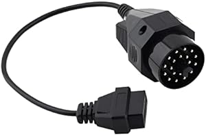 Alchiauto 20pin OBD 20 pin to obd2 Cable for 20 pin e31 e32 e34 e36 e39 e38 e53 x 5 z3
