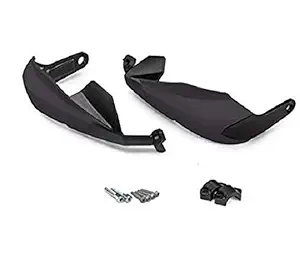 meenu arts Hand Guard for KTM Duke 390 (Black)