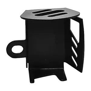 R.J.VON Rear Brake Oil Container Guard Compatible Black For Royal Enfield interceptor 650 (Black)