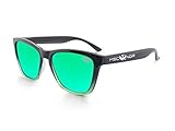 Polarized - Lenses Cat. 3 Gafas de sol MOSCA NEGRA ® modelo ALPHA SPLASH Green - Polarized