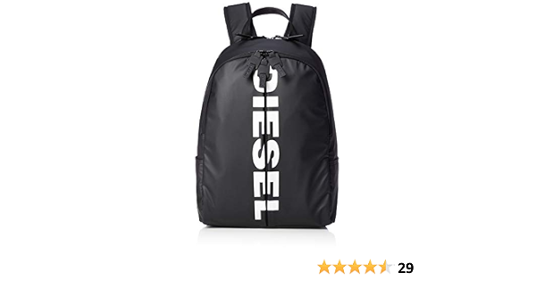 Diesel BOLD BACK II, Zaino Uomo, Nero (Black), 10x44x30 centimeters (W x H  x L) : Amazon.it