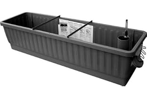 TECHNO LINE XXL avec bew. venezia bac à fleurs anthracite 80 cm