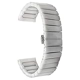 Keramik-Uhrenarmband-Bügel Ersatz weiß 20mm Schnellspanner Uhrenarmband Armband für Herren